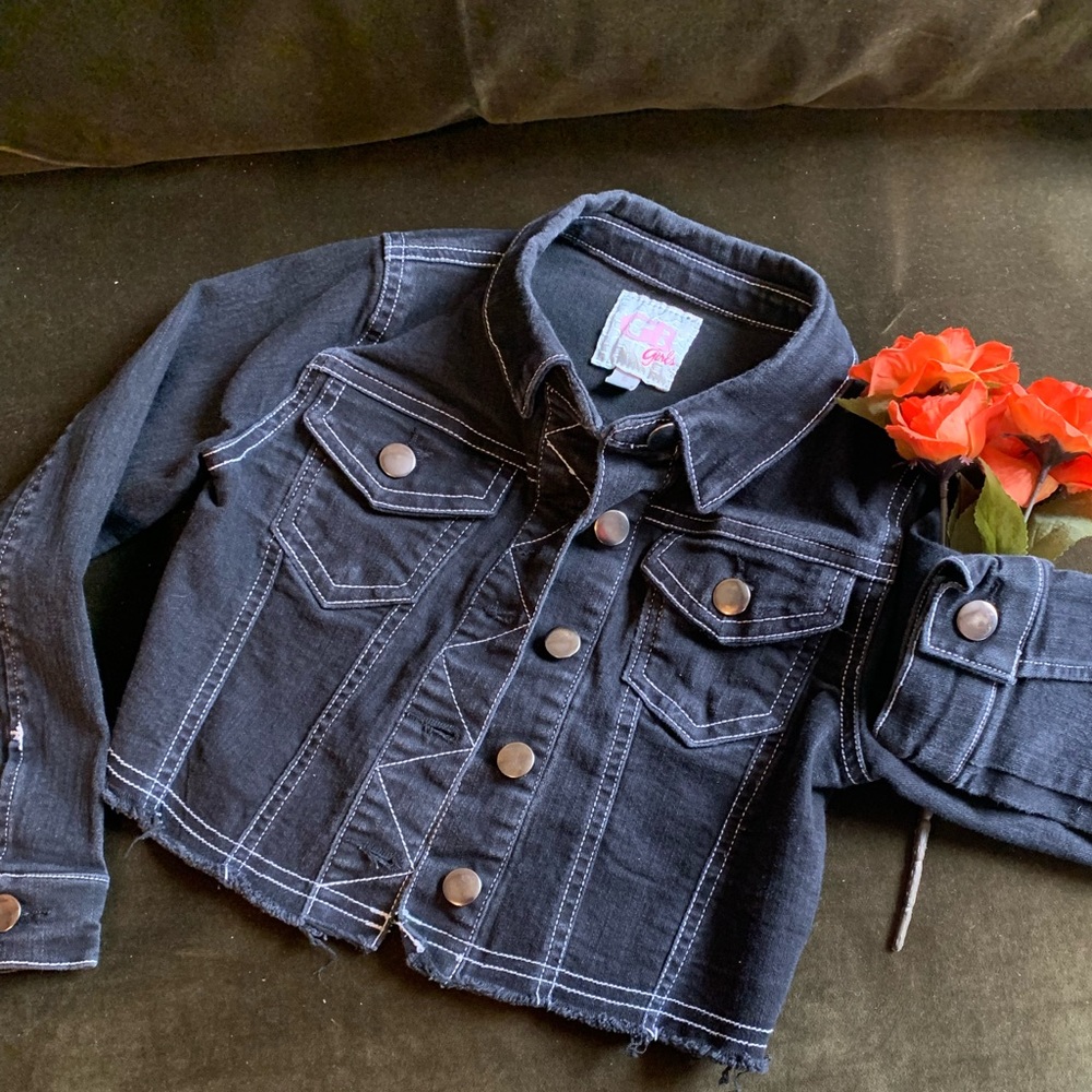GB Girls Black Jean Jacket